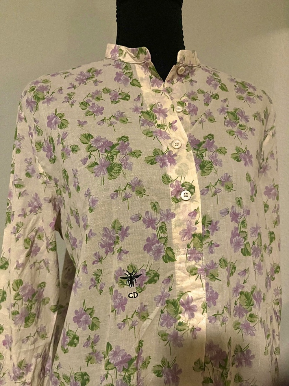 Christian Dior SS23 Floral Bee Blouse FR 36 / US 4 - Picture 2 of 11